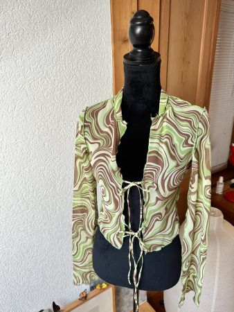 Dünne Bluse Top Boho Hippie Style von H&M XS - neu!