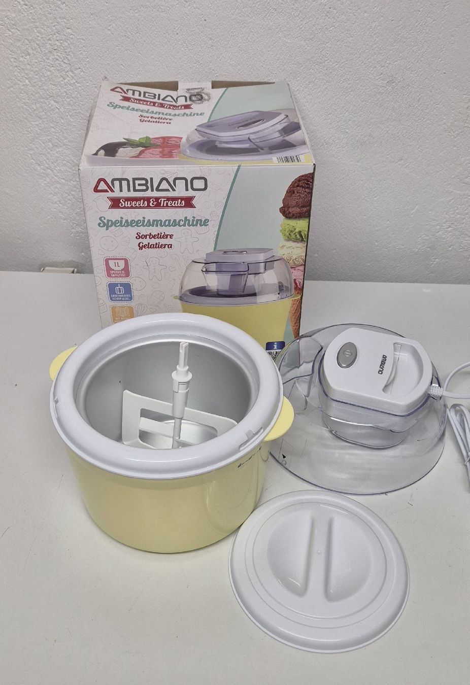 Ambiano Elettrodomestici da cucina: Speiseeismaschine – Usato da Oberwil-Lieli venduto da cla_j25n