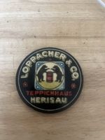 1 vintage Taschenwerbespiegel ca 1930 Loppacher