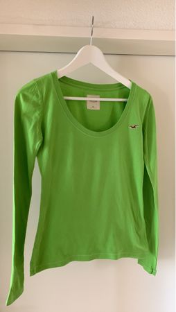 Hollister Langarmshirt Grösse XS grün guter Zustand