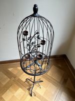 Dekorativer Kerzenständer mit Vögeln im Vintage-Stil 45 Zeic