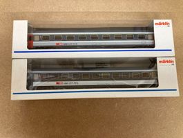 2er Set Märklin H0 4266, 4366 Personenwagen Schnellzug SBB