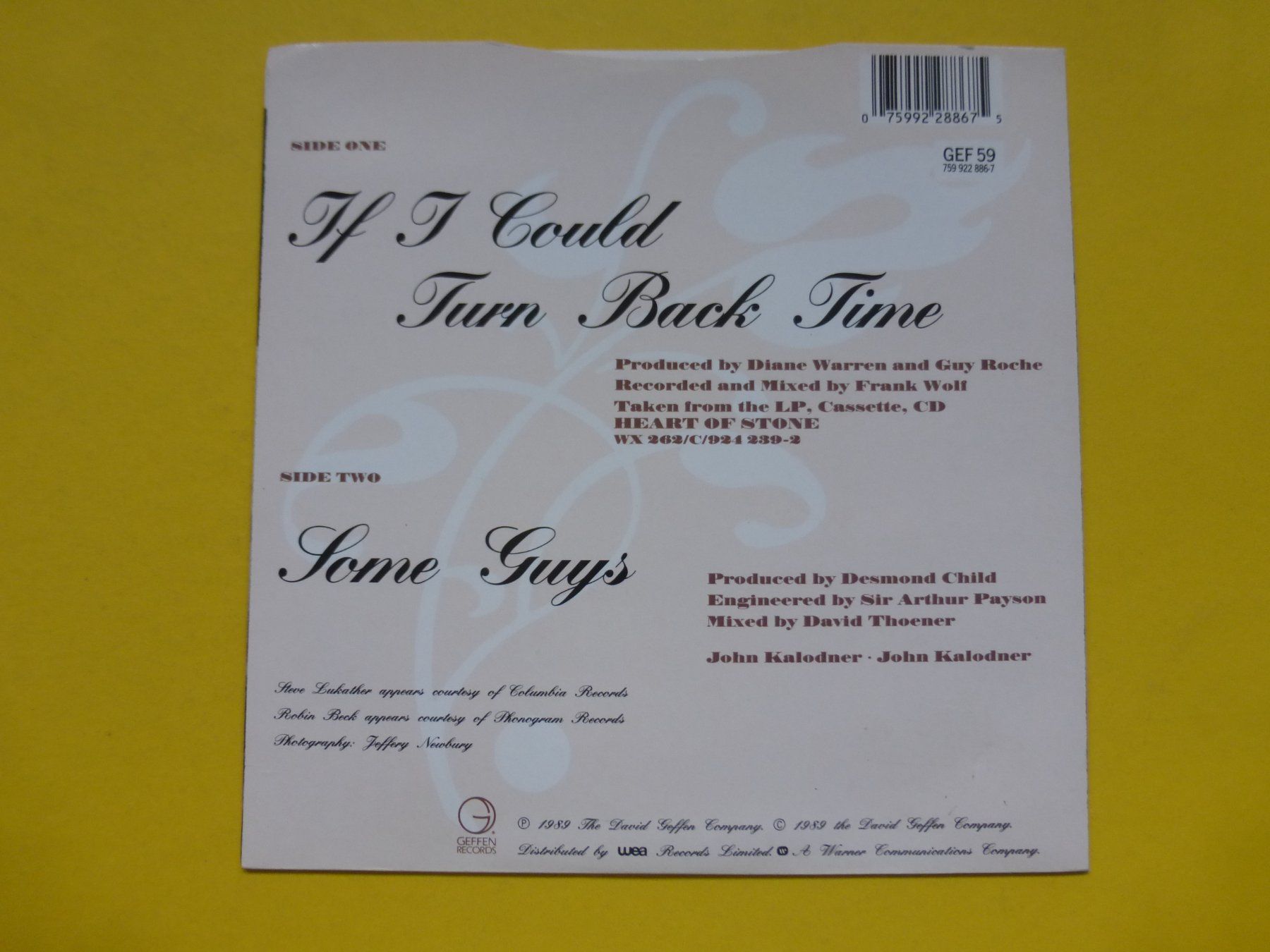 Dischi in vinile: Cher – If I Could Turn Back Time – Usato da Zürich venduto da Swiss57 1