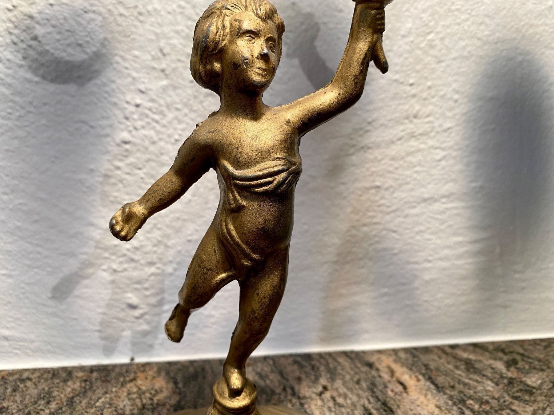 Portacandele: 2 antike Kerzenständer aus Bronze – Usato da Hasle LU venduto da Thko 3