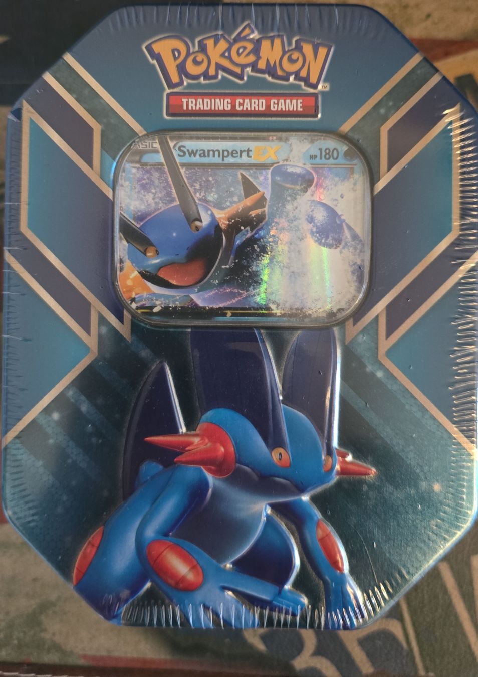 Pokémon Carte collezionabili: Pokémon Sammelkarten Tin Swampert – Nuovo e nell'imballaggio originale da Winterthur venduto da GreenSkyline