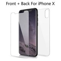 Apple iPhone X Glasfolie 9H Vorne+Hinten