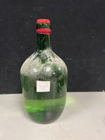 Carafe Dame Jeanne verte 1992 "Pruneaux" - Vintage! Fait M.