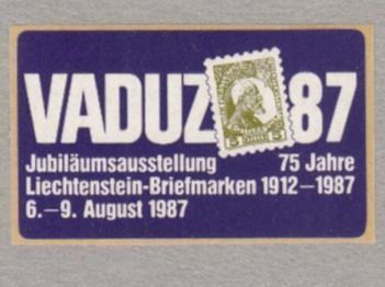 Tutti i francobolli: Selbstklebe-Vignette Vaduz 87 – Usato da Bürglen TG venduto da StampGraf