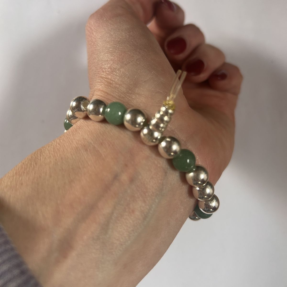 Bracciali & Braccialetti: Silberarmband mit Jade! (925) – Usato da Basel venduto da bellespirit 2