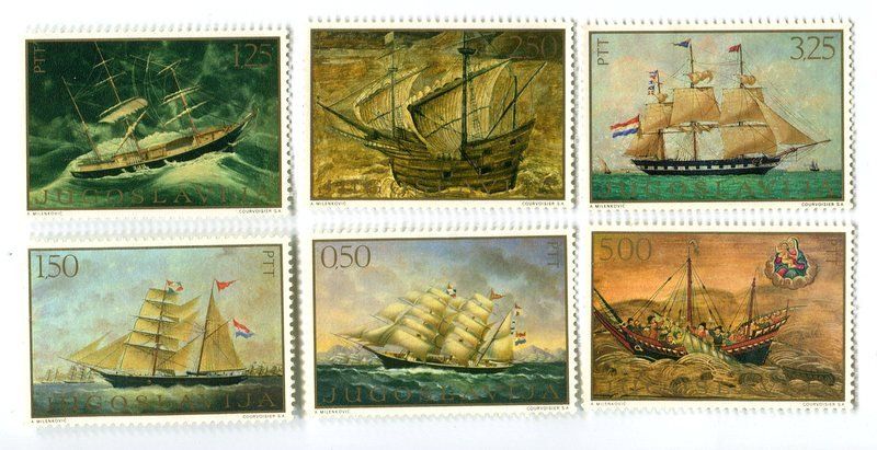 Tous les timbres: Briefmarken "Schiffe". Jugoslawien. – Neuf avec emballage d'origine à Basel par Butsch5