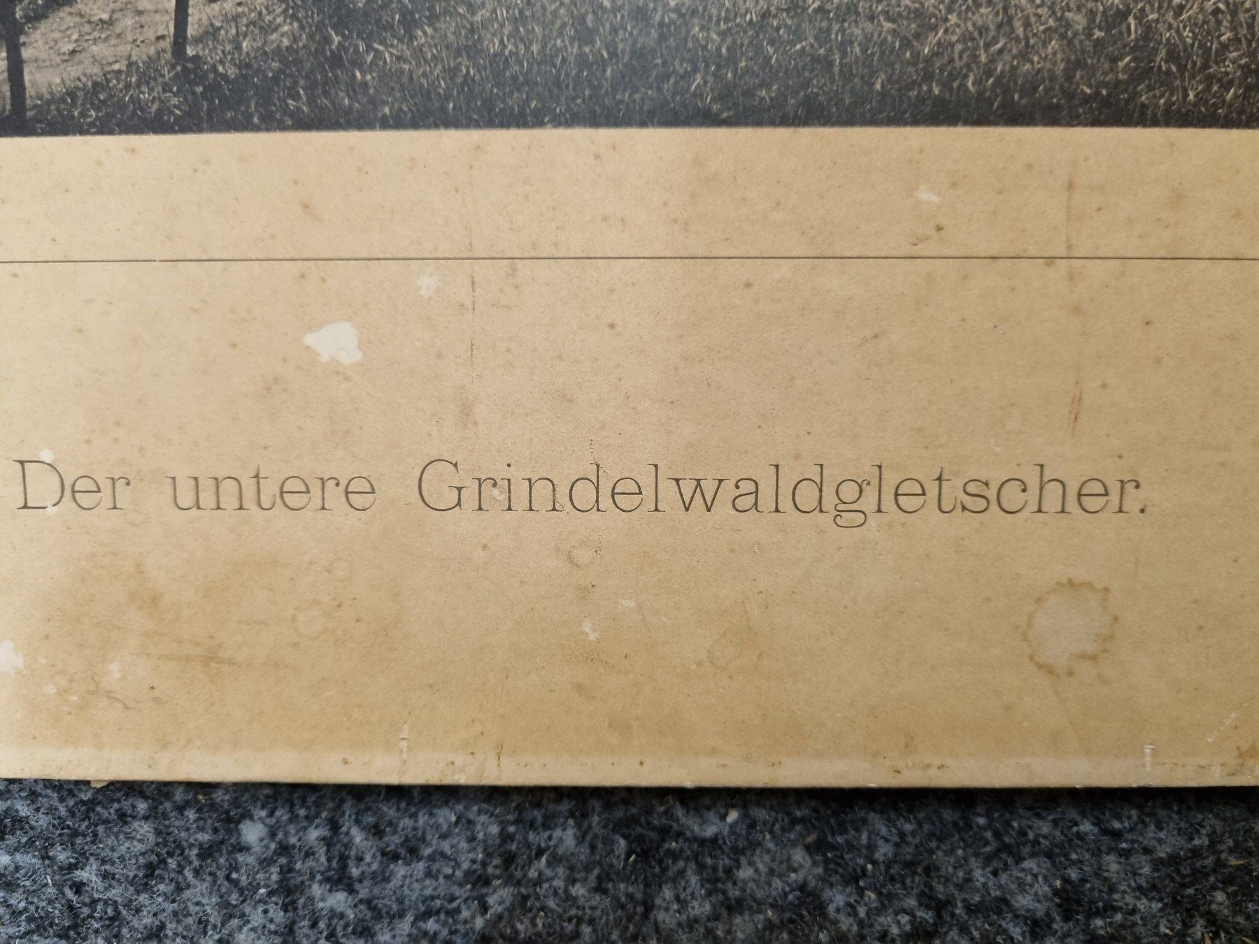 Foto & Immagini: Antike Fotografie: Unterer Grindelwaldgletscher – Usato da Trachslau venduto da post35 2