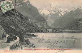 Flüelen mit bristenstock axenstrasse