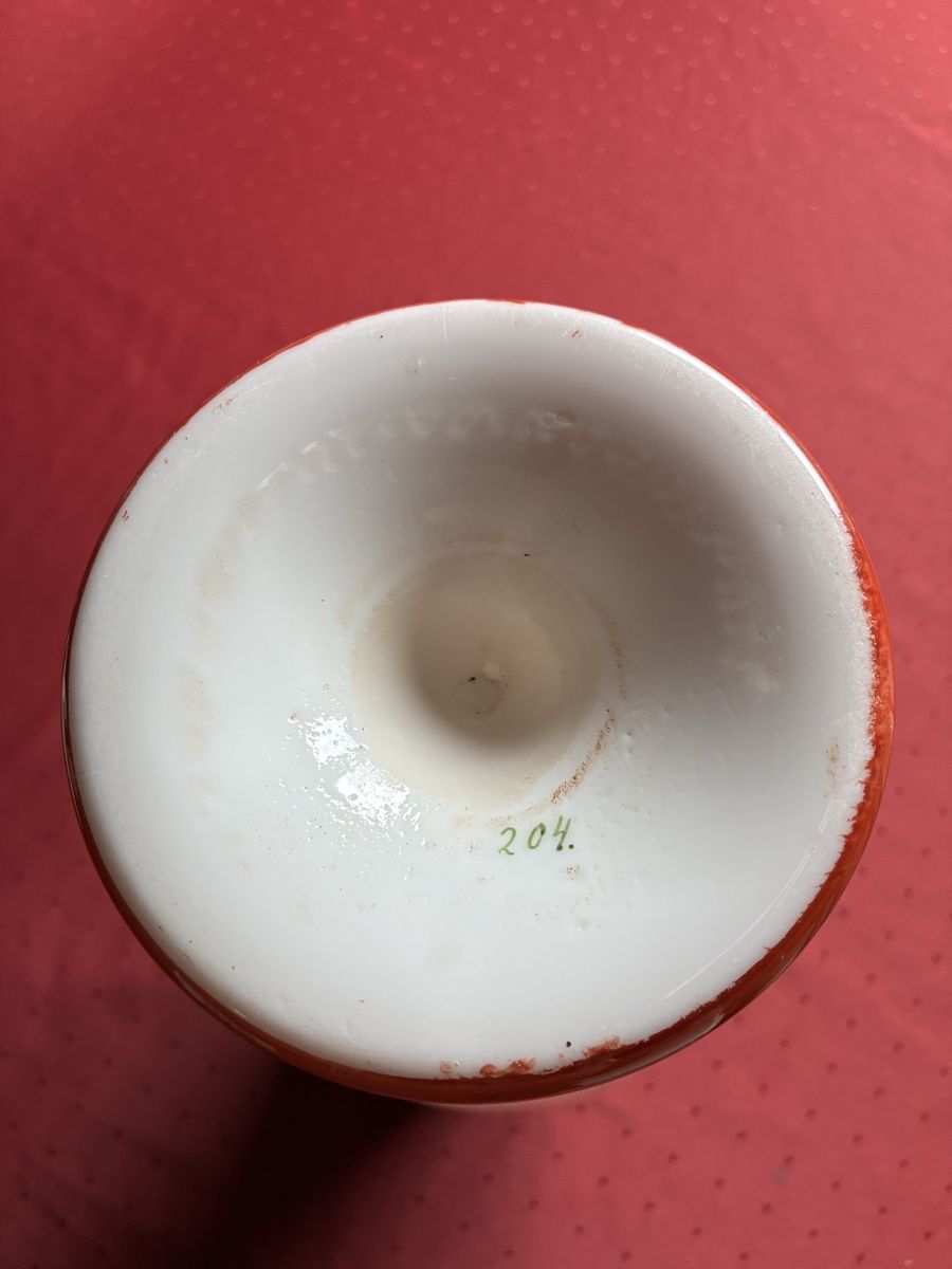 Vasi & Recipienti: Jugendstil - grosse Opalinevase mit Blumendecor – Usato da Dornach venduto da Rosengarten 7