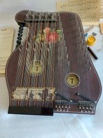 Vintige Zither/Harfe "Club Violin Harfe Hostettler Bern"