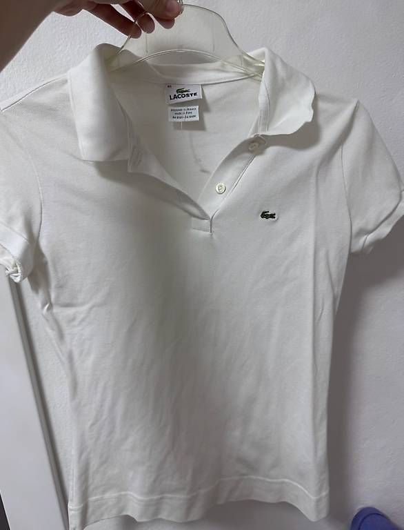 Magliette Polo: WEISSES LACOSTE POLOSHIRT – Nuovo e nell'imballaggio originale da Affoltern am Albis venduto da amr_c5yr