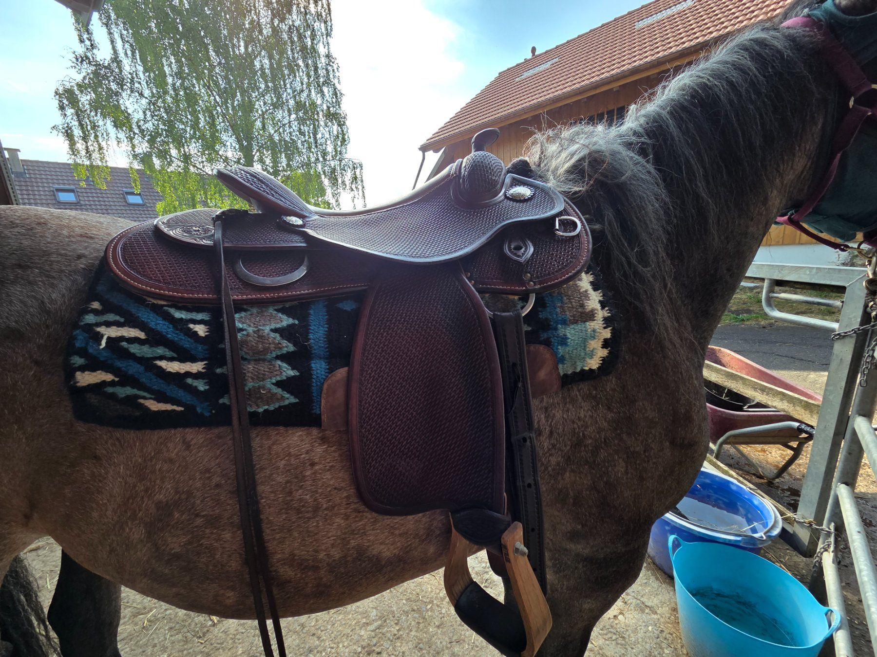 Selles, accessoires: JW Custom Westernsattel – D'occasion à Uetendorf par Sherryco 4