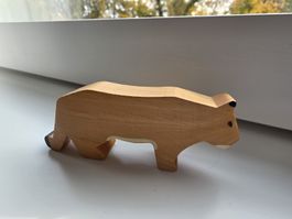 Antike Tierfigur Löwin "Spielform Brockel" - NEU
