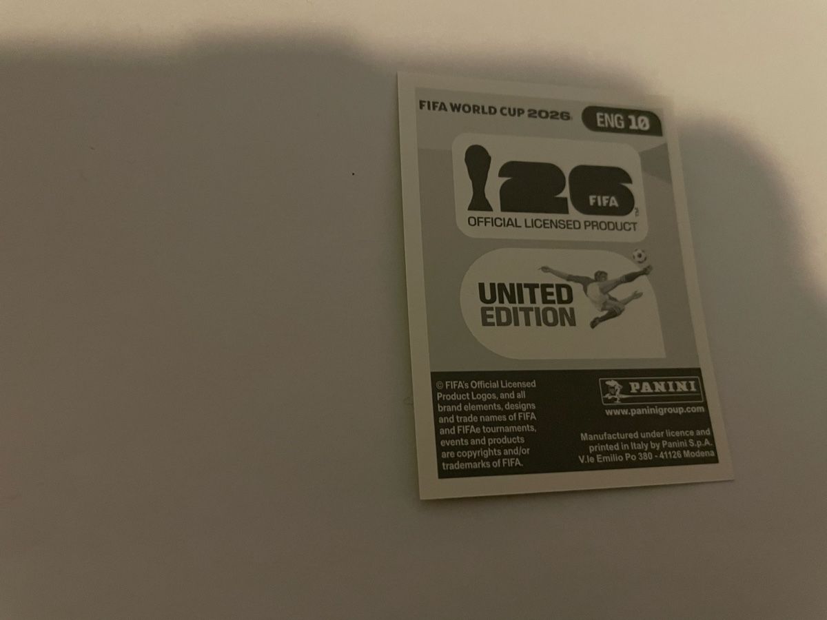 Panini Cartes à collectionner: FIFA WM 2026 Declain Rice ENG 10 – Neuf (Voir description) à Winterthur par Cobraforce 1