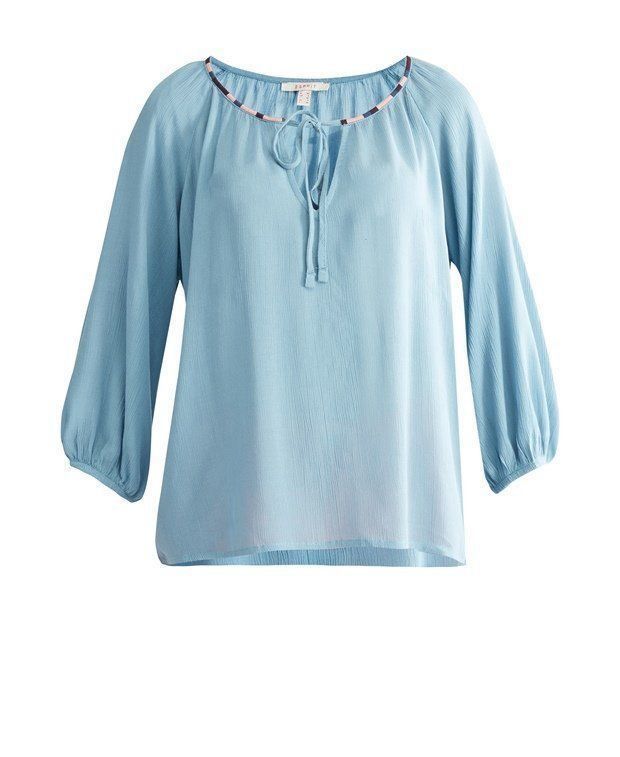 Esprit Chemisiers: Esprit Shirt Bluse NEU Gr, 34 hellblau – Neuf avec emballage d'origine à Füllinsdorf par Sunnebliemli7