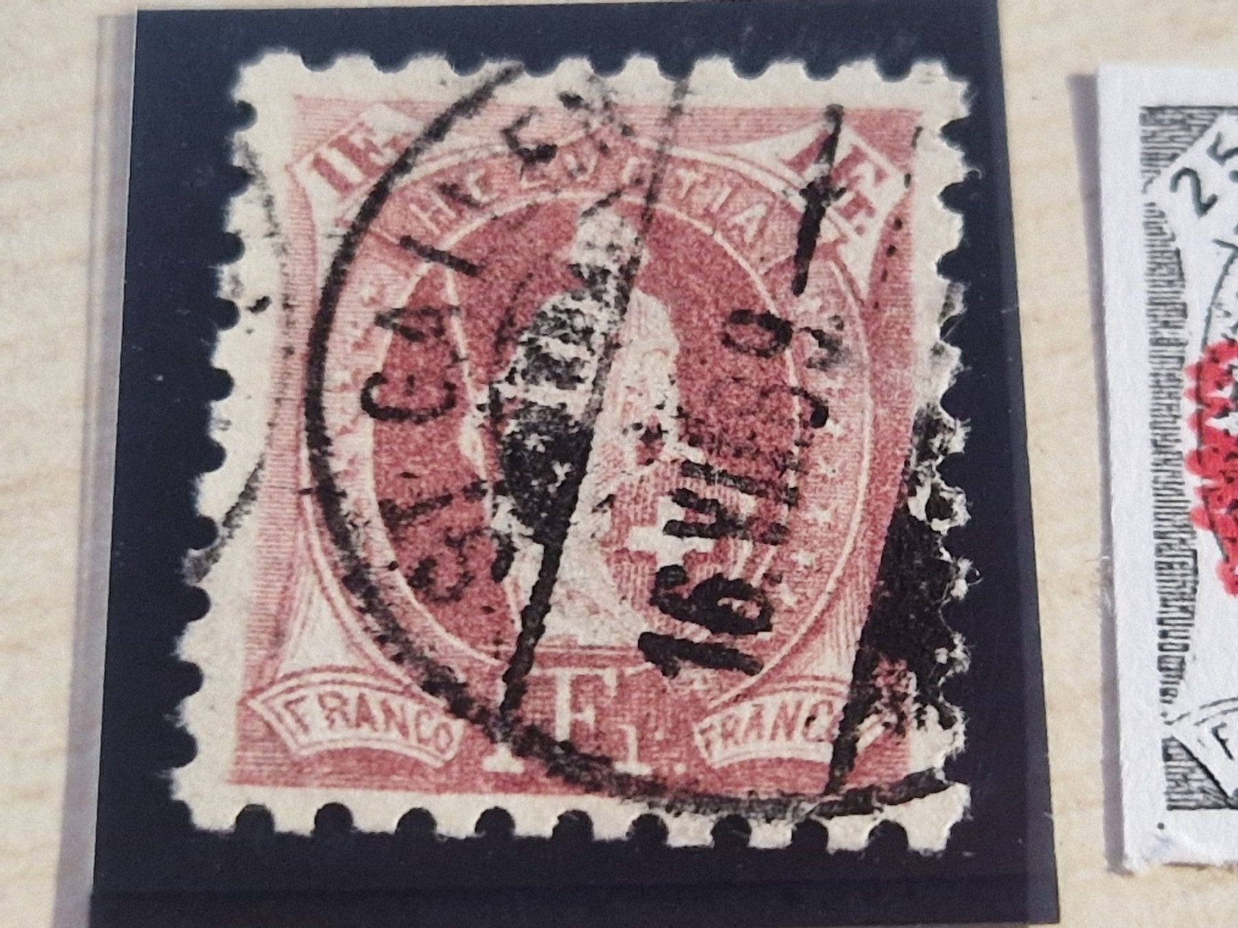Alle Briefmarken: Stehende 71B.2.46, signiert, Top, ab 1.- – Gebraucht aus Burgdorf von Glossy01 1