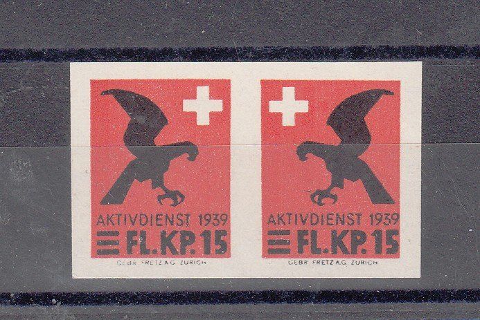 Alle Briefmarken: Flieger 86/2+87/2** Fl.Kp.15 Kat.210.- – Gebraucht aus Herrliberg von Lfrifda