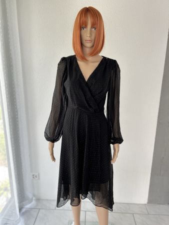 Tommy Hilfiger Dress Black Polka Dot Size 4