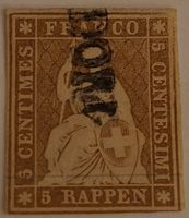 Strubel 22A2.d Kat. 1600.- / Stabstempel / Hochdorf + Att