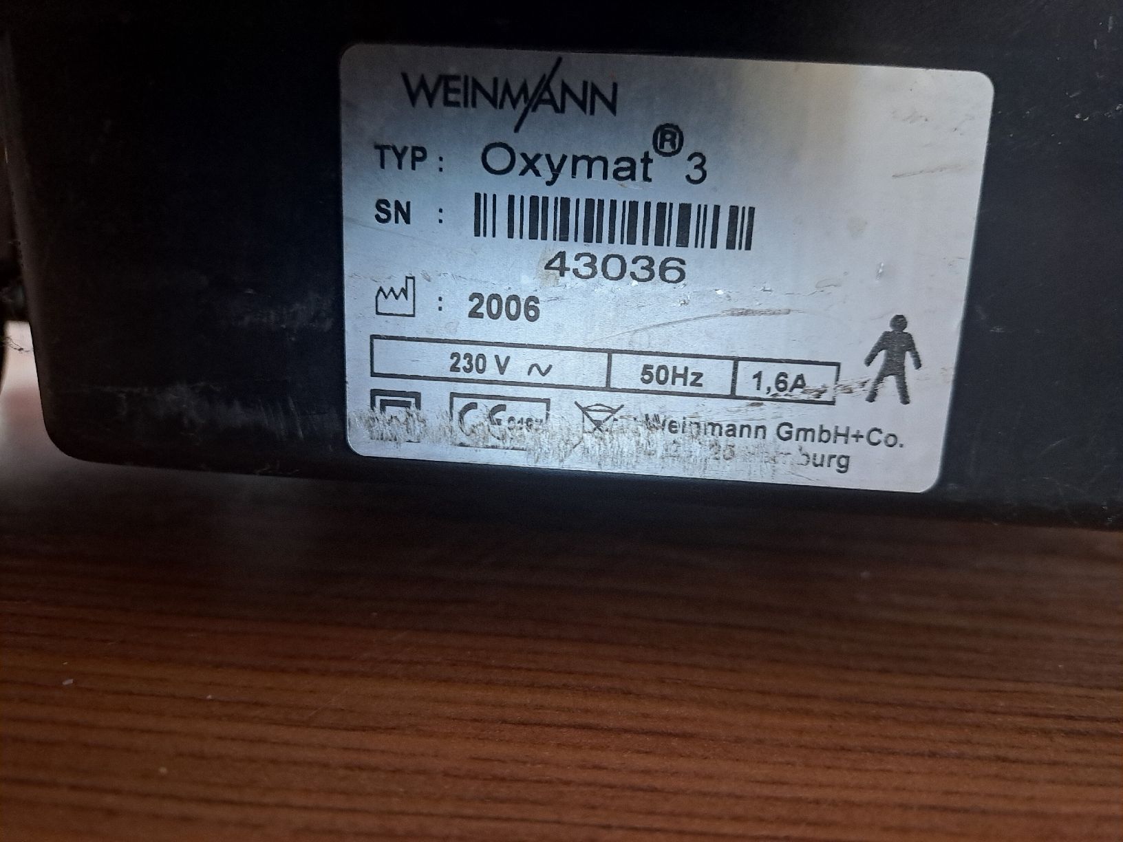 Weinmann Appareils médicaux: Sauerstoffkozentrator – Défectueux à Schwarzenbach LU par hei_ml8t 1