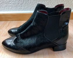 Wie neu: HEGO'S Milano Stiefelchen, Stiefeletten schwarz 37