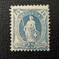 Stehende Helvetia 1906, Nr. 93B, ungebraucht