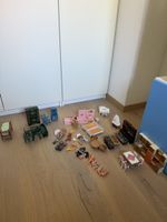 Puppenhaus Möbel Set mit Figuren gemischt gebraucht