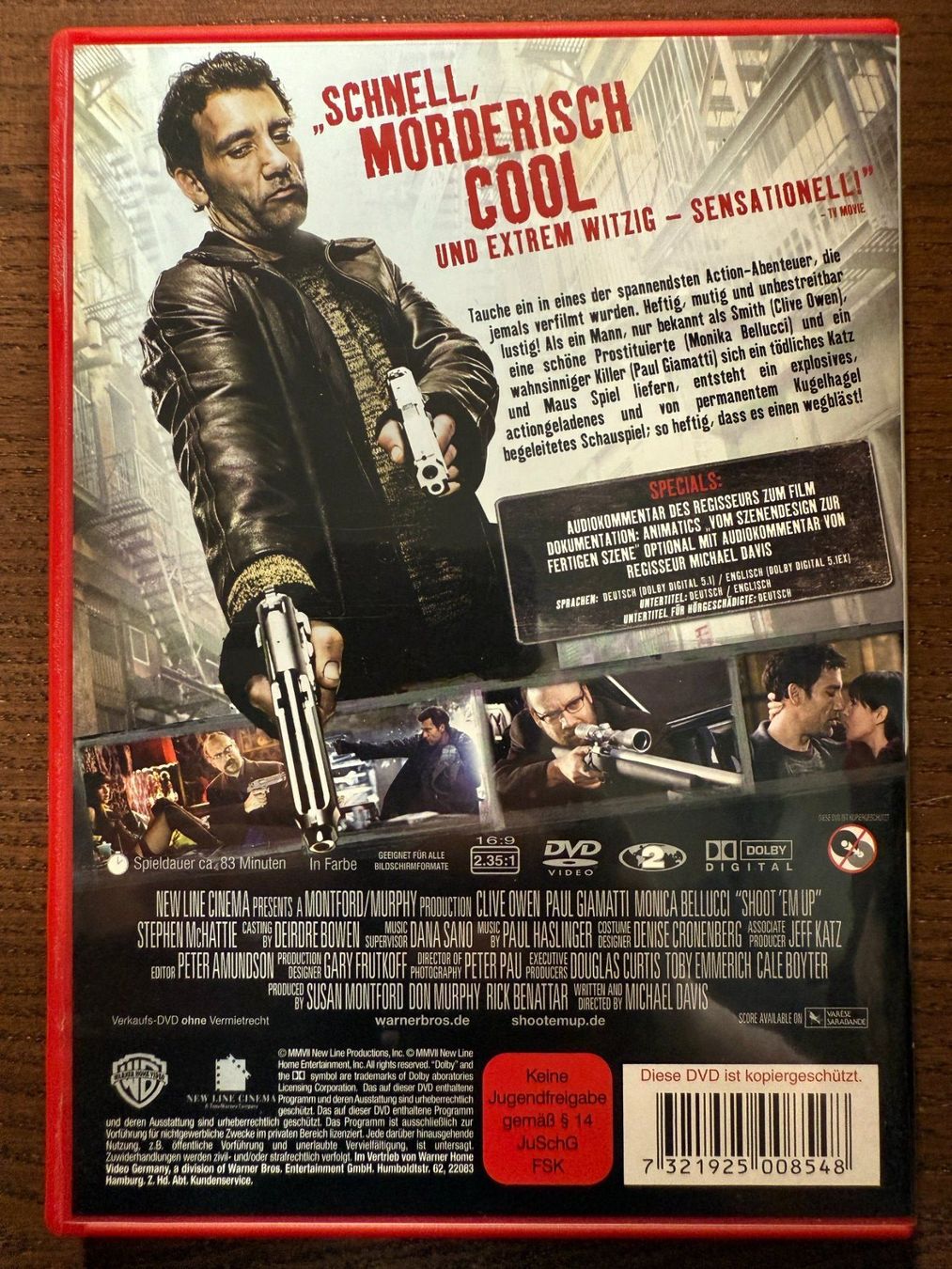 Alle DVDs: Shoot ’Em Up – Gebraucht aus Zürich von FilmFreunde 1