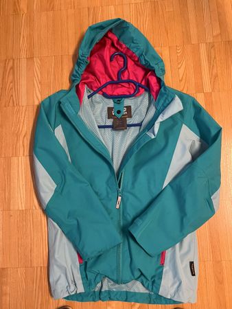 Jack Wolfskin Regenjacke Türkis Grösse 140