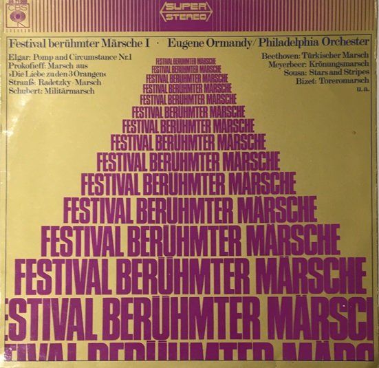 Schallplatten: Festival berühmter Märsche I (LP, Eugene Ormandy) – Gebraucht aus Grüningen von azulamarillo_vinyl