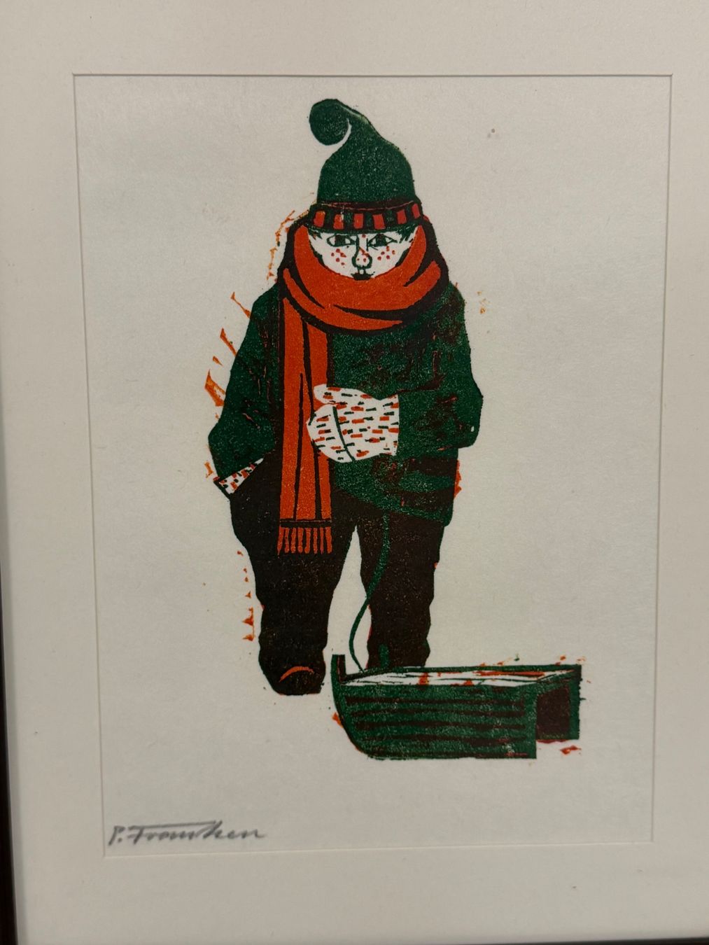 Gemälde: Franken, Paul (1921–2003)  lithograf – Gebraucht aus Basel von PAUL_ART 1