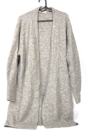 H&M Strickjacke hellgrau S