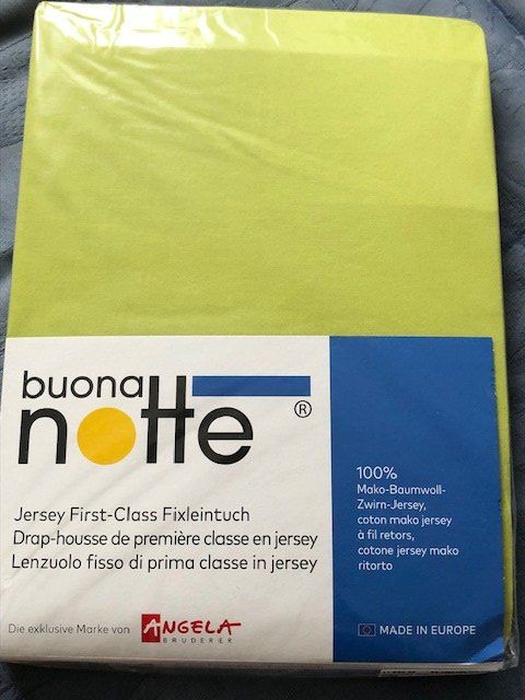 Biancheria da letto: Fixleintuch Jersey – Nuovo e nell'imballaggio originale da Dällikon venduto da manoga01