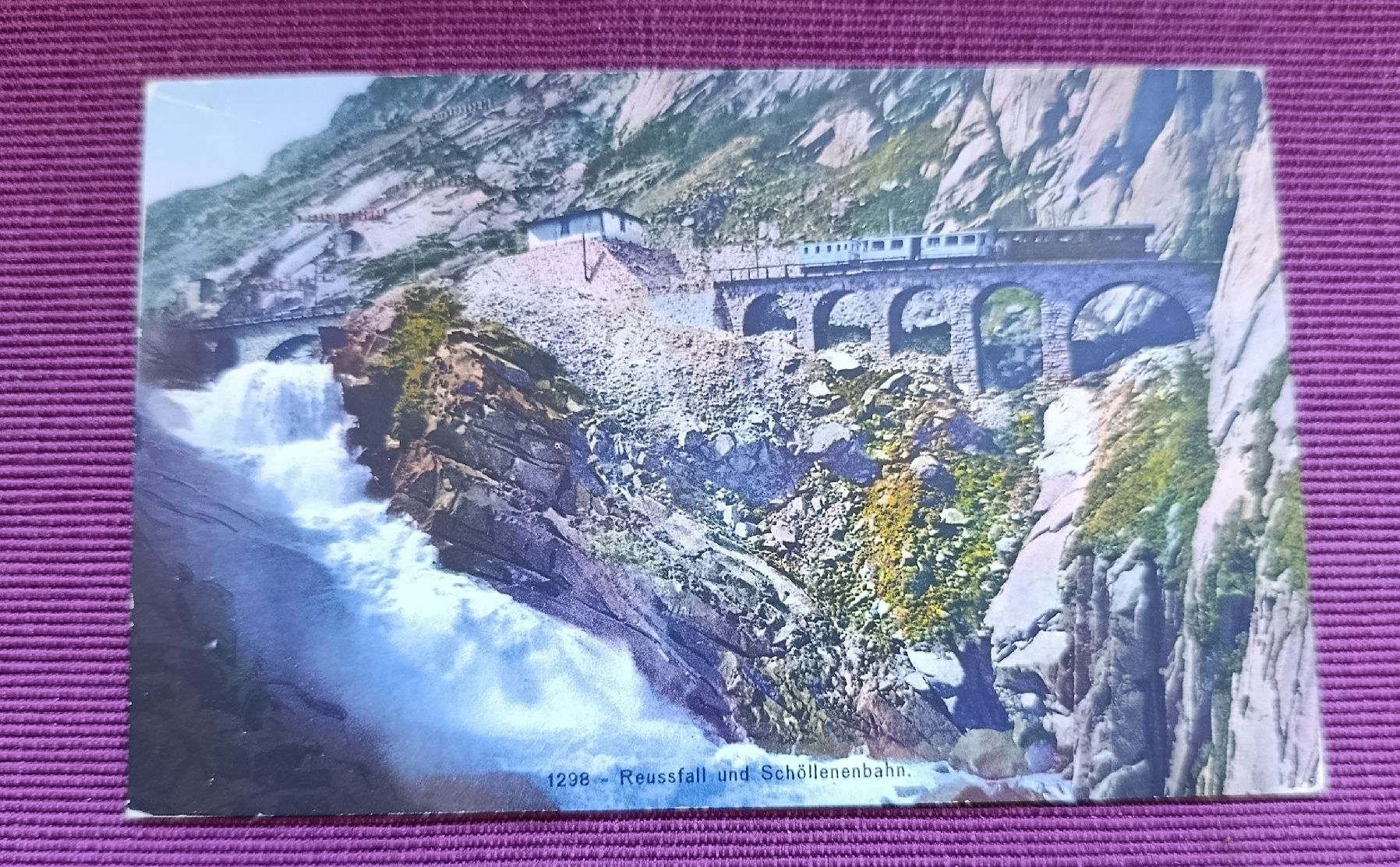 Ansichtskarten: Ansichtskarte Schöllenenbahn 1931 gelaufen – Gebraucht aus Elfingen von Bimbo