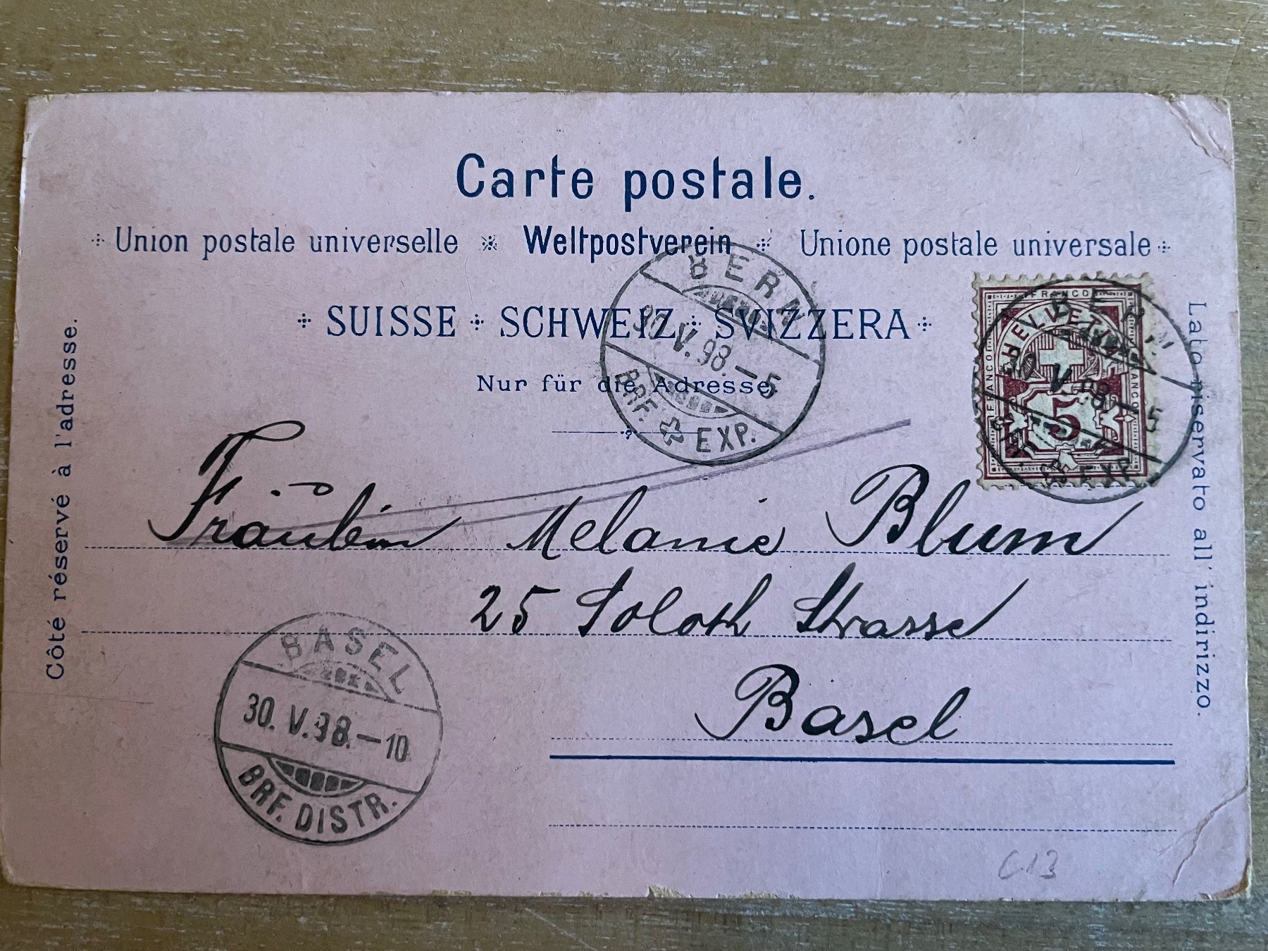 Ansichtskarten: Postkarte Bern – Gebraucht aus Bern von Dafi7 1