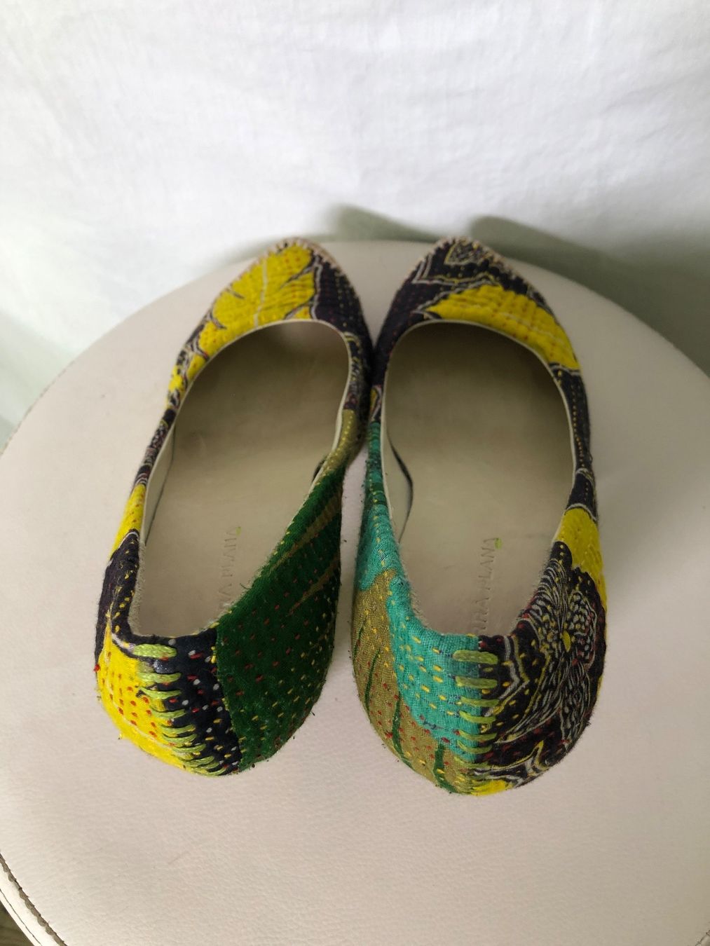 Damenschuhe: Escarpins Terra Plana patchwork vert et jaune 39 – Neu (gemäss Beschreibung) aus Coppet von Vanessamode 6