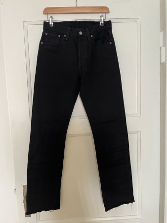 LEVIS 501 BLACK DENIM
