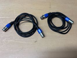 2er Set XLR Kabel 2m (X1230)