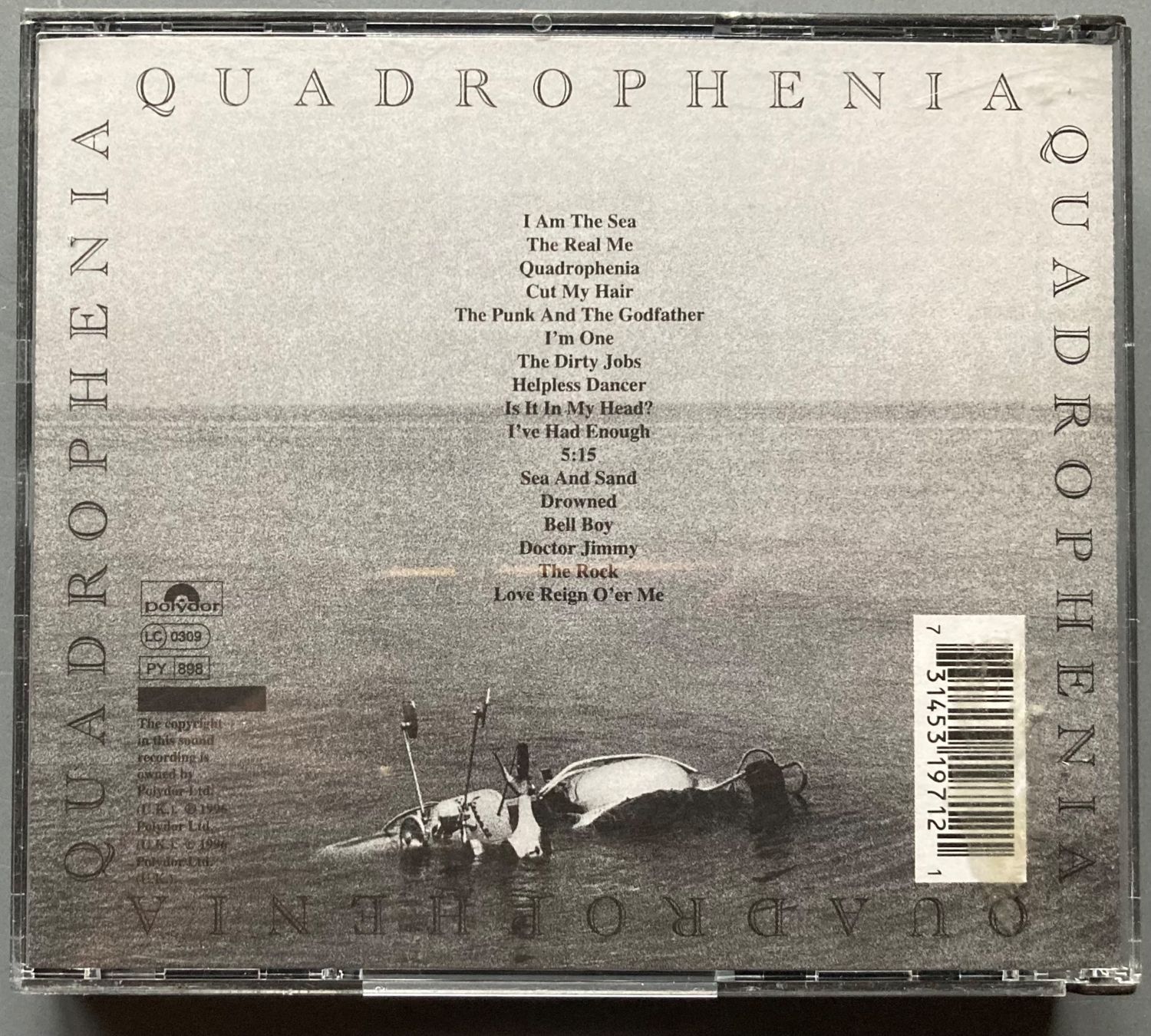 CD: THE WHO - QUADROPHENIA – Usato da Poliez-Pittet venduto da Newtown-Records 1
