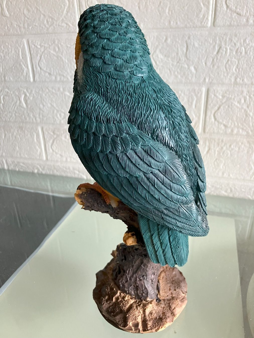 Statuette: Dekofigur Eisvogel auf Ast sitzend, Vogel Figur 30cm – Usato da Schlieren venduto da fab-works 1