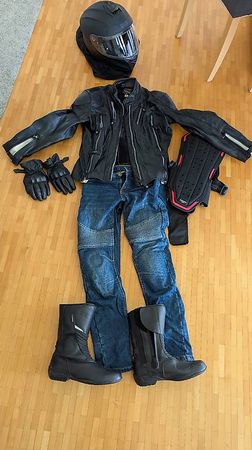 Vêtements, ensemble complet de moto femme