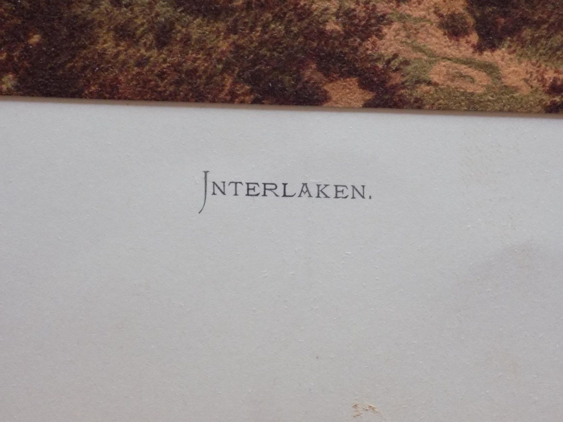 Stiche: Interlaken – Gebraucht aus Risch von Antikfee 2