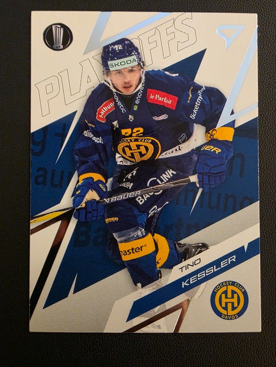 Sportzoo Carte collezionabili: 2025/26 HCD Davos Tino Kessler Playoffs – Usato da Bauma venduto da Yotanke