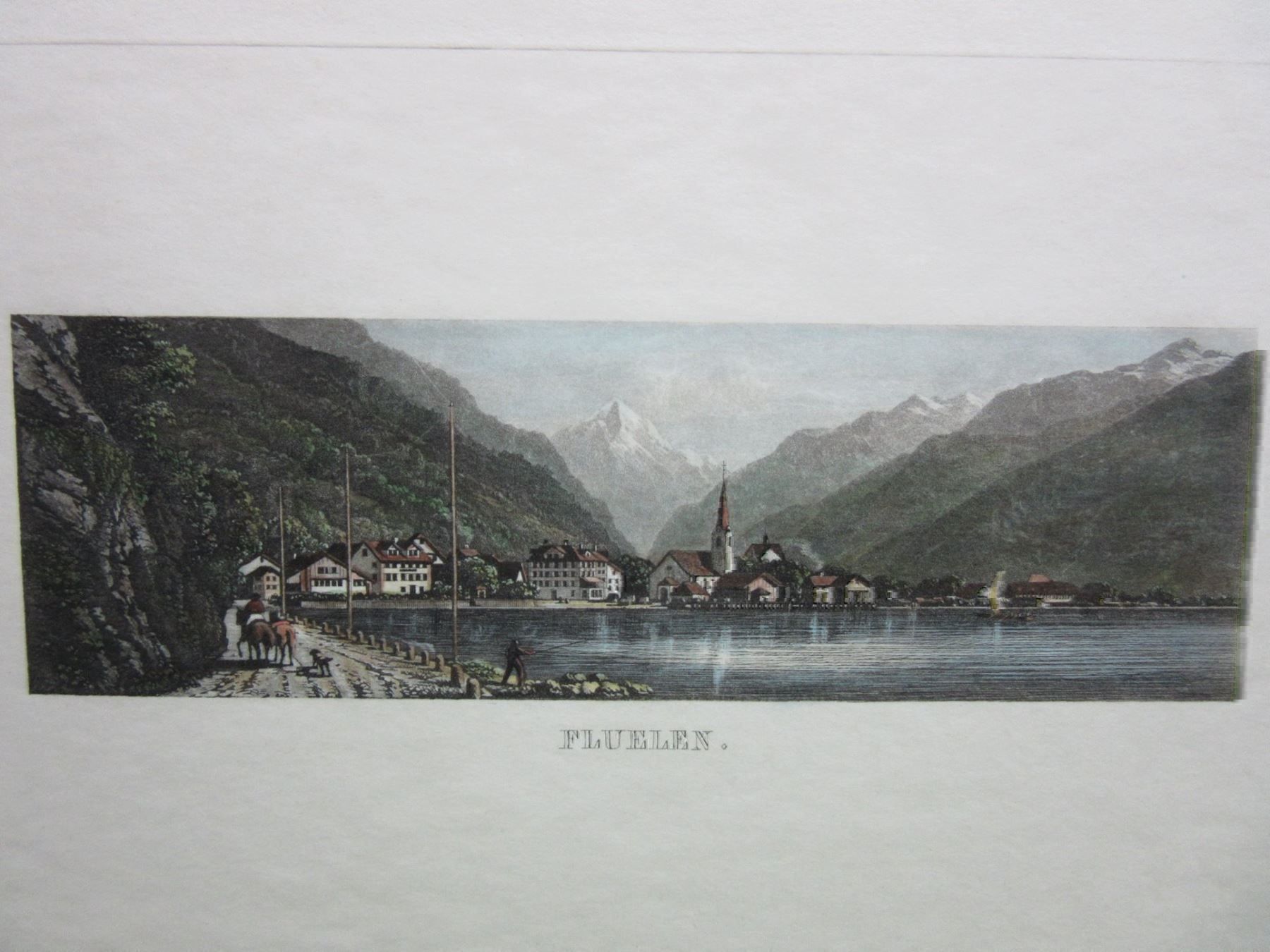 Incisioni: FLUELEN AQUATINTA – Usato da Gersau venduto da grafik-kunst