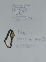 Damen Uhr DULFI Anker 17  Rubin 9 INKABLOC