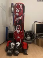Aufblasbarer Boxsack mit 2 paar Boxhandschuhen,guter Zustand